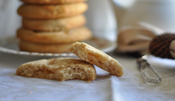 Ed ecco i biscotti alla cannella con cuore di pera pronti per la vostra colazione