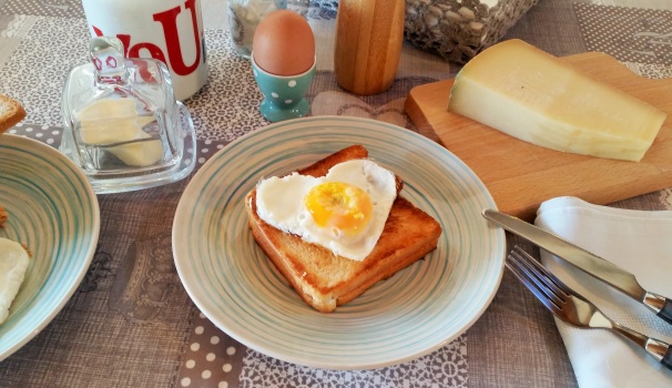 Impiattamento finale: croque madame fatto in casa