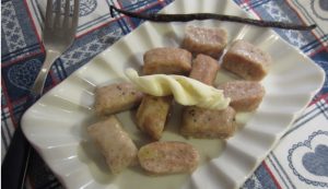 Gnocchi dolci con ricotta e vaniglia Gnocchi dolci con ricotta e vaniglia