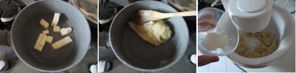 Preparate la pasta choux. Tagliate il burro a cubetti e ponetelo in una pentola. Aggiungete l’acqua e il sale e portate ad ebollizione. Togliete la pentola dal fuoco e versate la farina setacciata. Mescolate vivacemente fin quando l’impasto non si staccherà facilmente dalle pareti. Fate raffreddare il composto e poi trasferitelo in una planetaria. Iniziate a lavorare aggiungendo il latte.