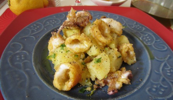 Calamari con patate