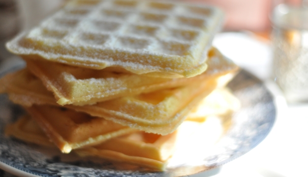 Ed ecco i vostri waffle pronti per essere gustati