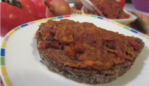friggione-bolognese Impiattamento finale: Friggione bolognese