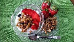 granola Impiattamento finale: granola