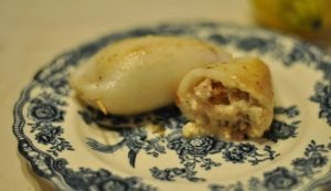 Calamari ripieni di feta e pomodori secchi Calamari ripieni di feta e pomodori secchi