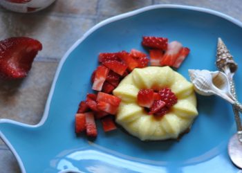 Crema cotta al cocco e limone