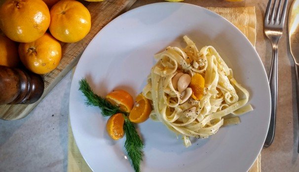 Fettuccine agli agrumi