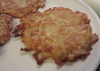 Rosti di patate e daikon fritti