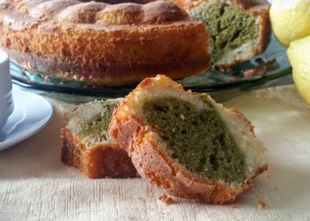 ciambella bibusto al tè verde matcha.