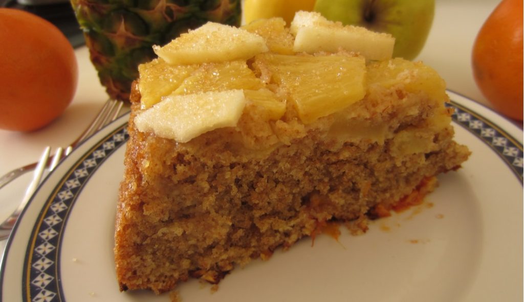 Plumcake integrale di frutta e zenzero