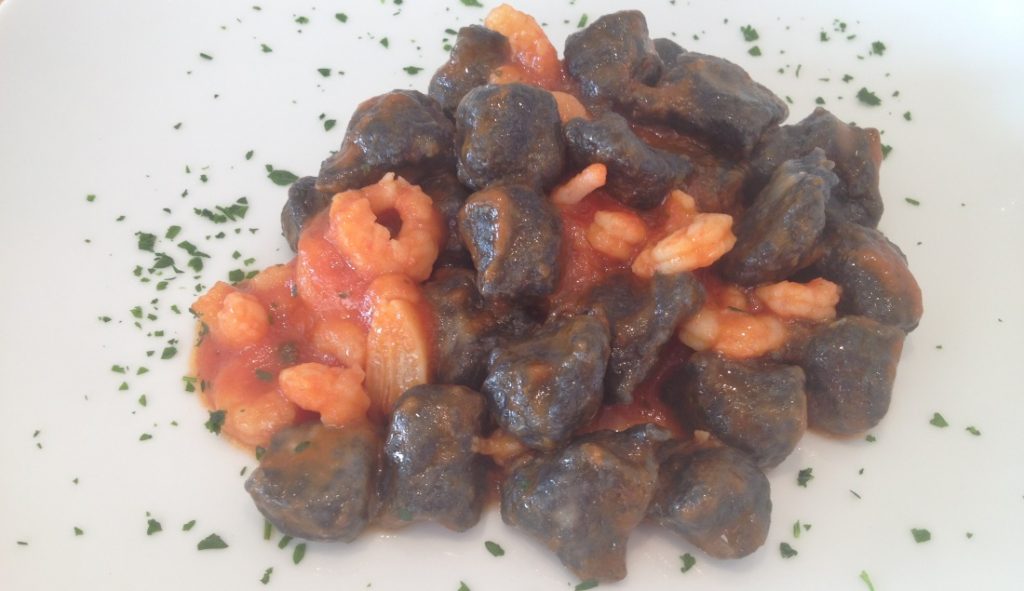 gnocchi al nero di seppia