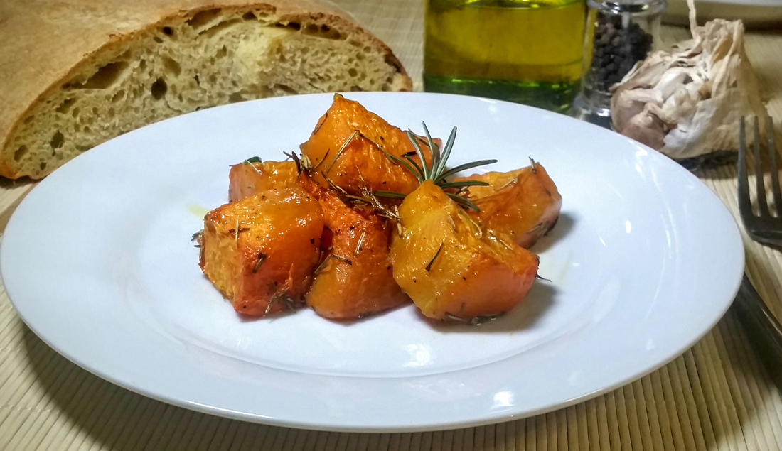 zucca al forno