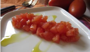 Concasse di pomodori freschi