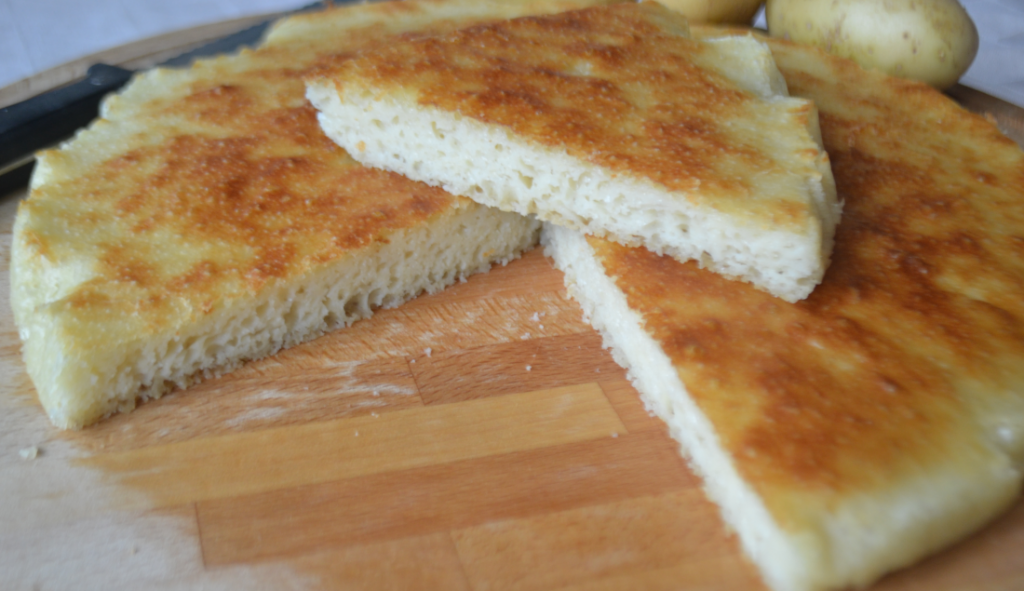 Focaccia con fiocchi di patate_