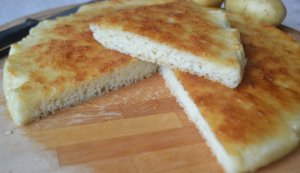 Focaccia con fiocchi di patate_ Focaccia con fiocchi di patate_