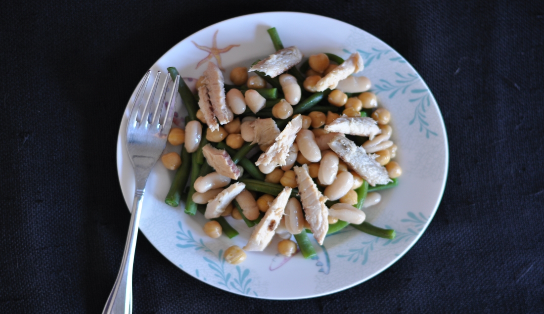 Insalata di fagiolini e sgombro come fare