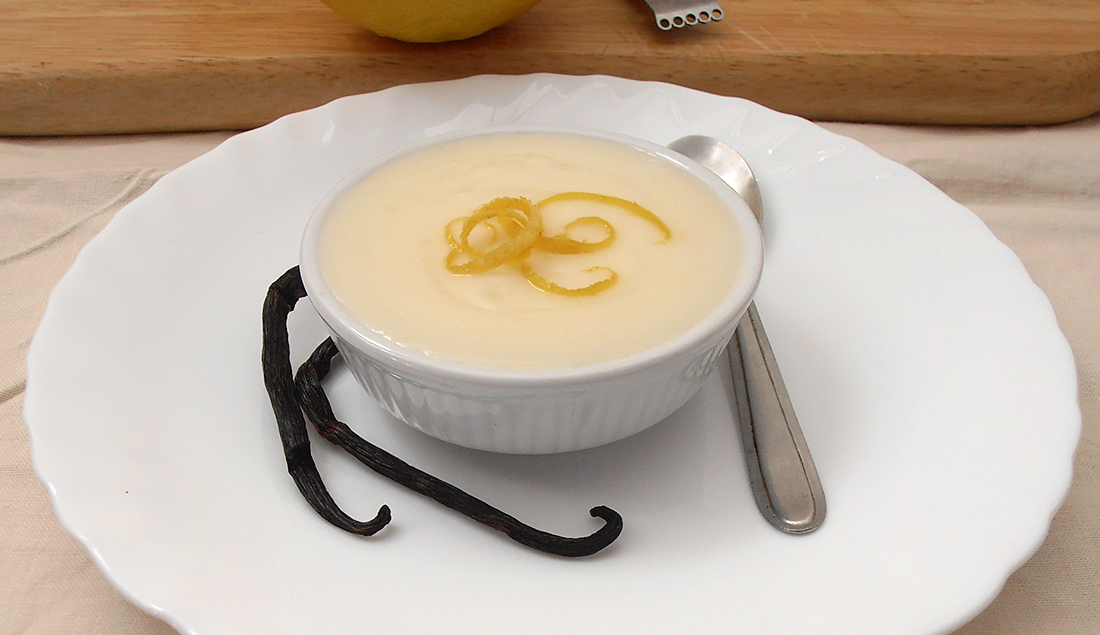 Crema al limone senza uova con bimby
