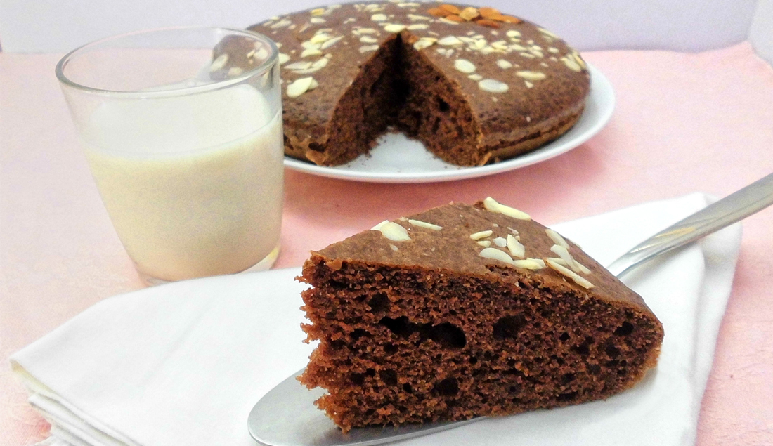 ricetta torta al cacao e latte di mandorla