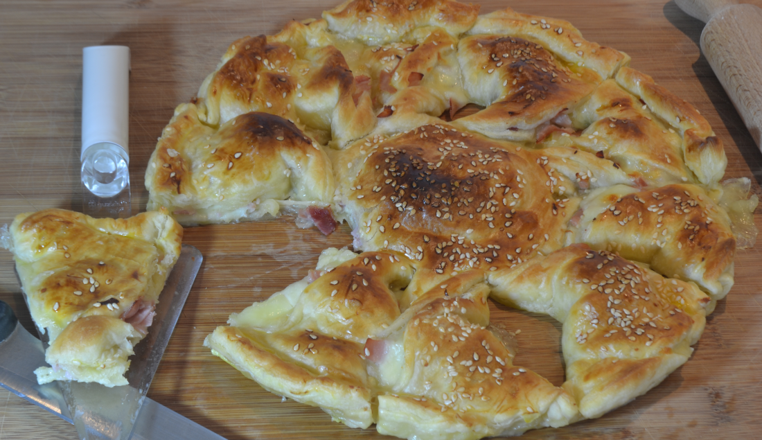 torta pasta sfoglia prosciutto e formaggio principale