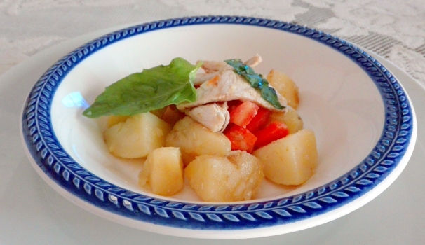 insalata di pollo e patate