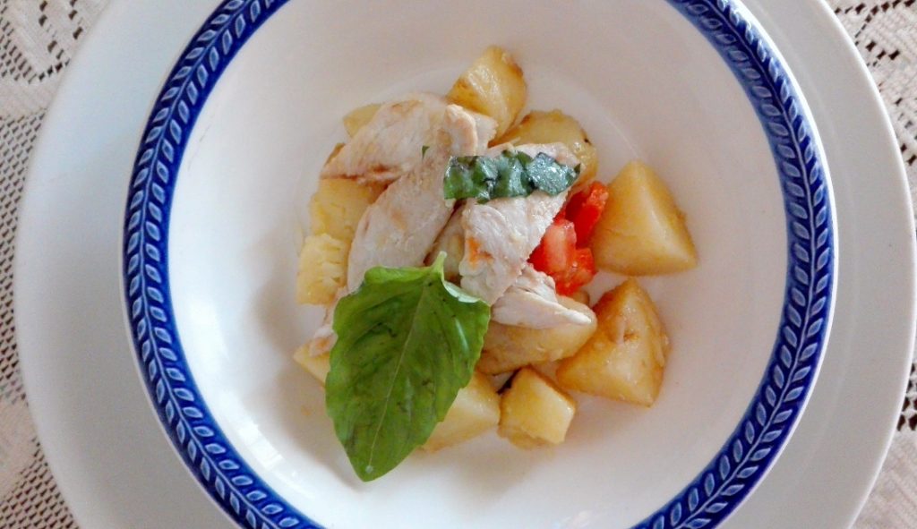 insalata di pollo e patate