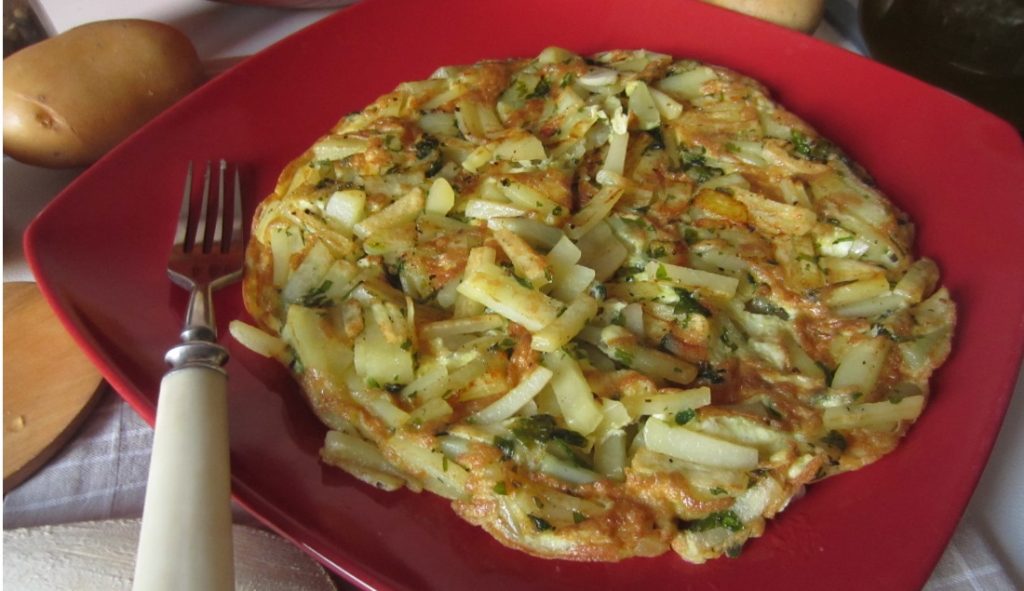 Frittata di patate veloce