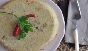 Sformato di riso, prosciutto, funghi e scamorza cucina italiana Sformato di riso, prosciutto, funghi e scamorza cucina italiana