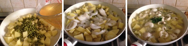 Incorporate qualche mestolo di brodo ed infine le seppie. Fate cuocere circa 30 minuti e verso la fine aggiungete del prezzemolo fresco.
