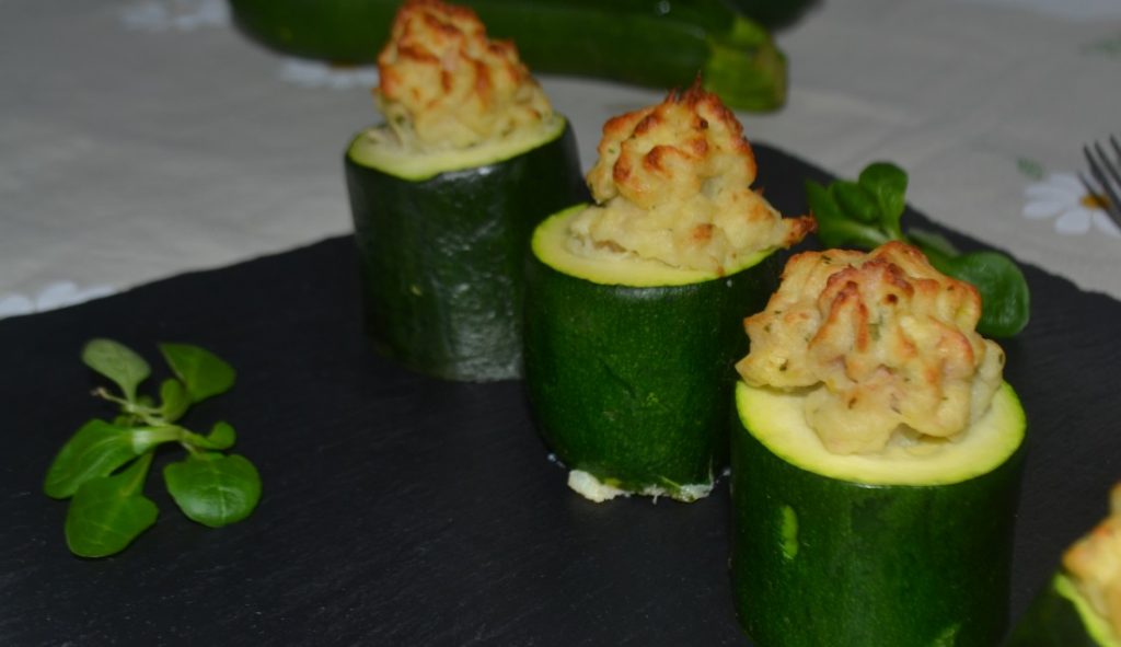 zucchine ripiene di tonno