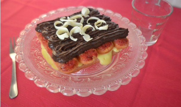 zuppa inglese foto fine procedimento