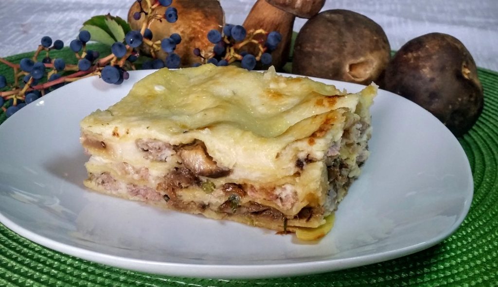 lasagne ai funghi porcini