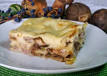 lasagne ai funghi porcini