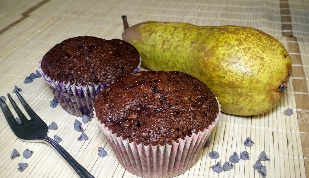 muffins cioccolato e pere