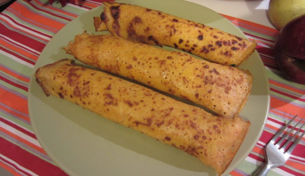 Crepes alla zucca squisiti