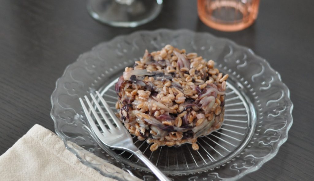 Farro e radicchio