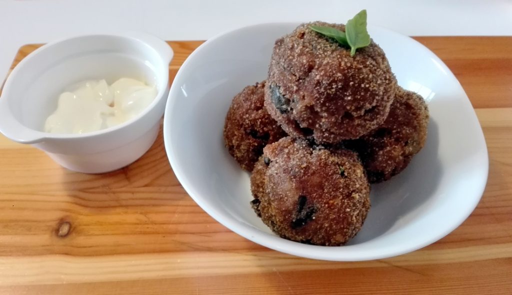 polpette di carne e melanzane