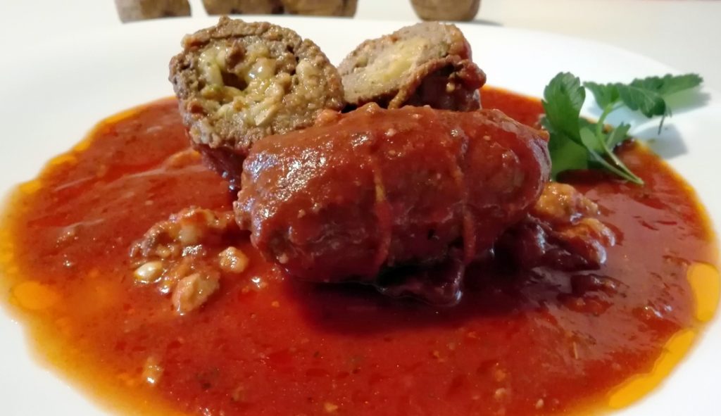 involtini di carne alla pizzaiola