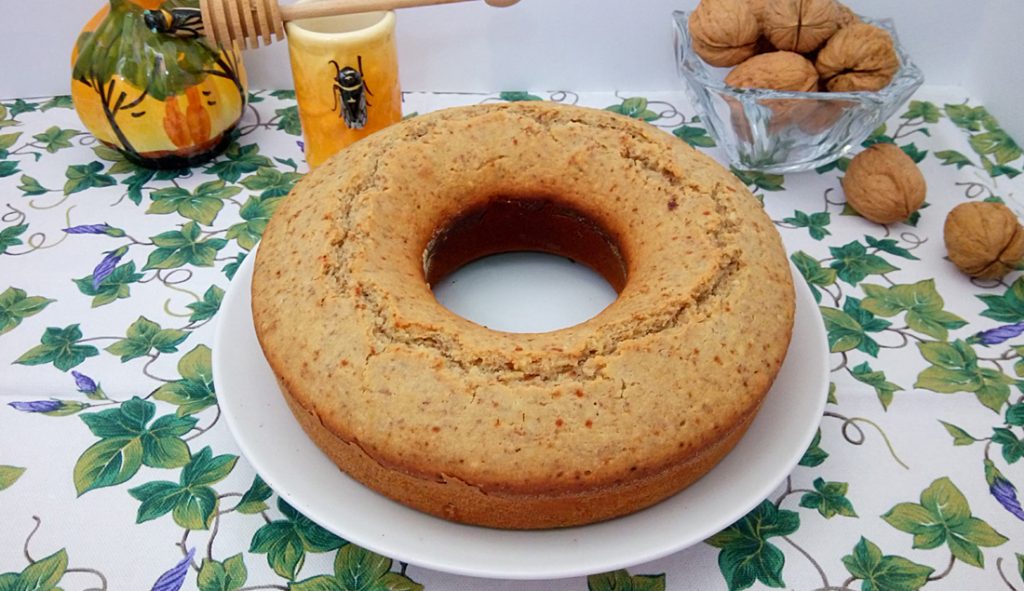 torta noci e miele