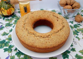 torta noci e miele