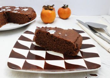 torta cachi e cacao con bimby