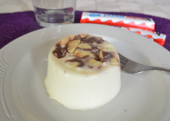 panna cotta con cioccolato kinder foto principale