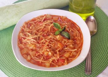 minestra di pasta e zucca