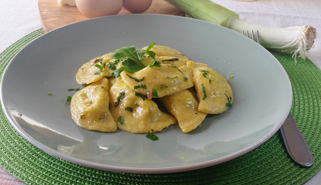 tortelli porri e patate