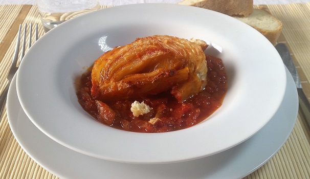 Ed ecco i finocchi al pomodoro, buoni e leggeri, pronti da gustare.