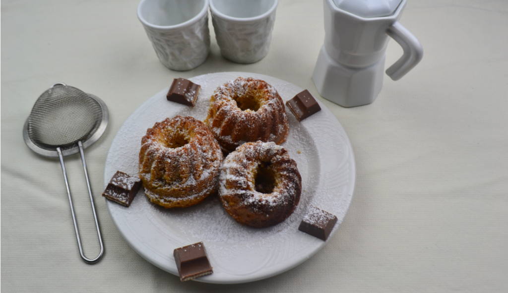 ciambelline con cioccolato kinder foto principale