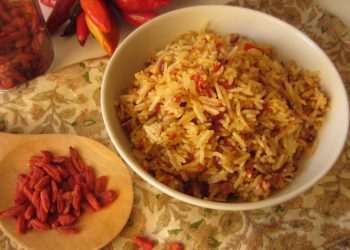 Riso Basmati con bacche di Goji e peperoncino