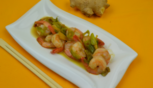 gamberi porri e zenzero foto principale gamberi porri e zenzero foto principale