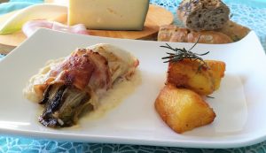 indivia belga con pancetta e formaggio indivia belga con pancetta e formaggio
