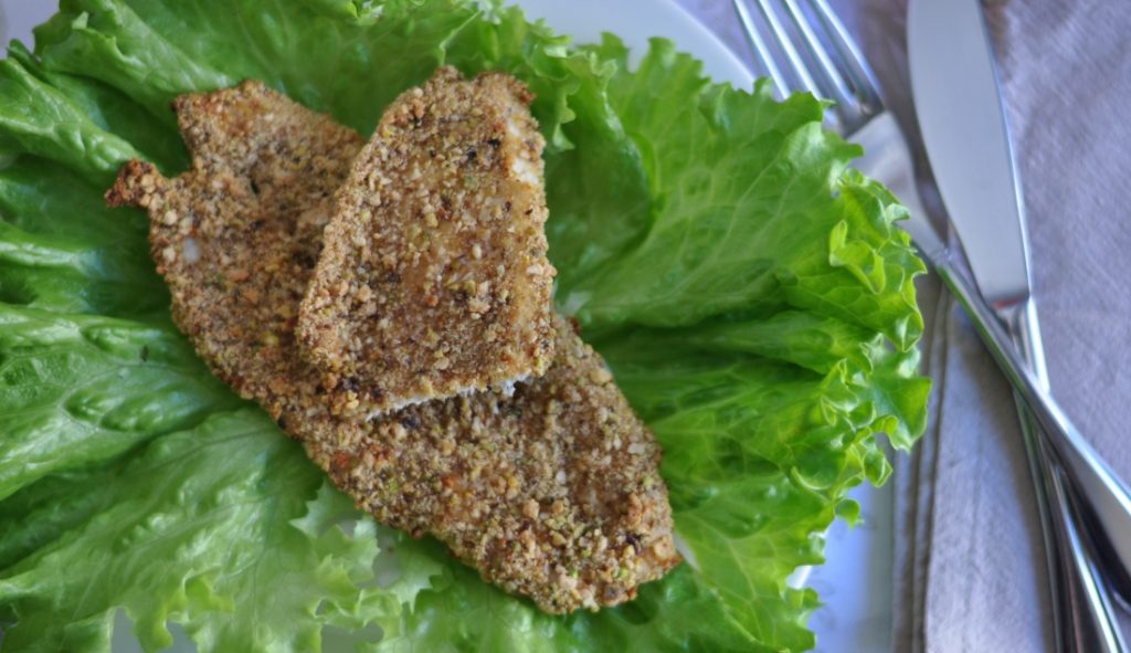 Cotoletta di pollo al pistacchio come fare