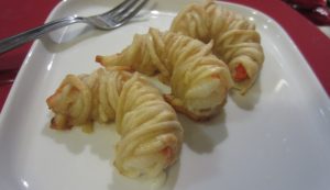 gamberi in pasta kataifi gamberi in pasta kataifi